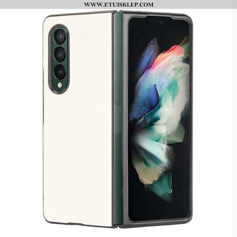 Etui do Samsung Galaxy Z Fold 3 5G Sztuczna Skóra Krokodyla